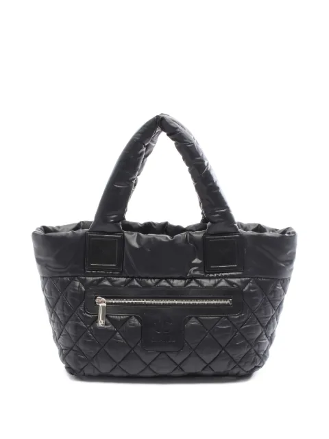 CHANEL Pre-Owned nylon leather handbag