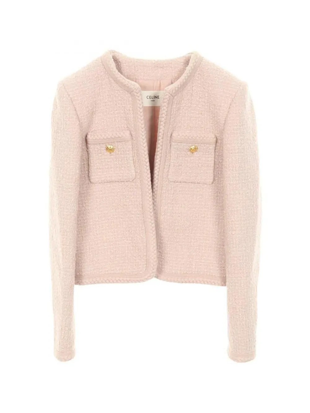 Celine Pre-Owned Giacca senza colletto anni 2010 - Rosa