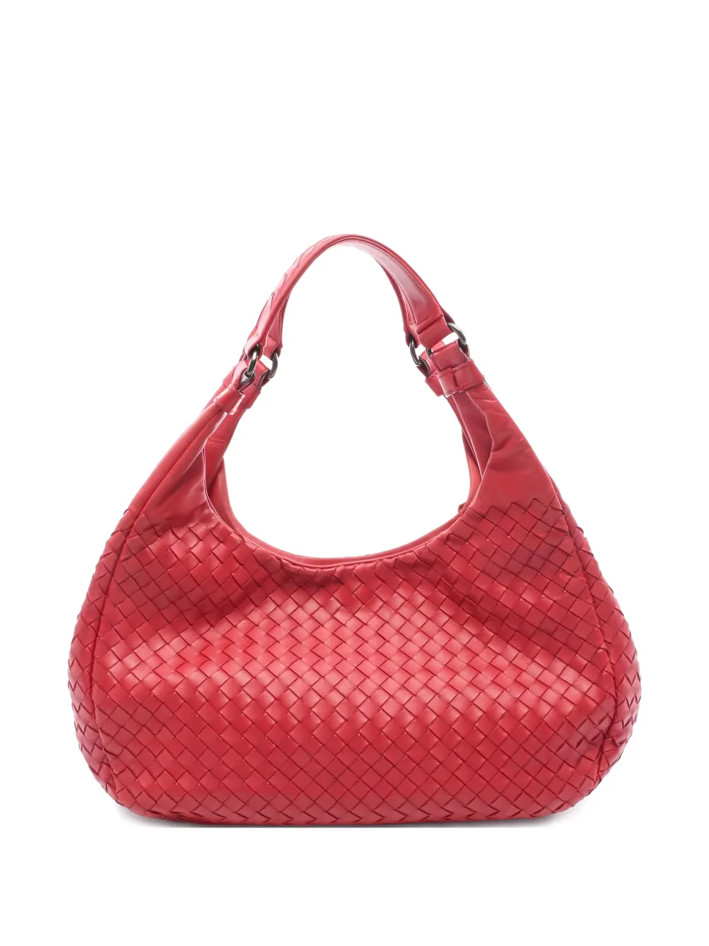 Bottega Veneta Pre-Owned 00s Medium Campana intrecciato shoulder bag - Rosso
