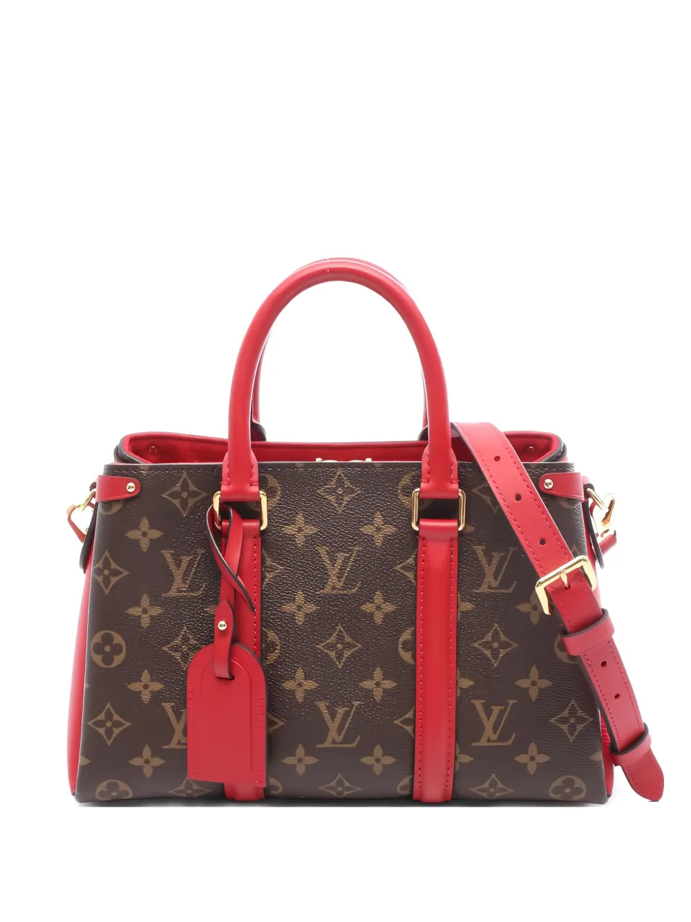 Louis Vuitton Pre-Owned 2021s NV BB Soufflot monogram 2way handbag - Marrone