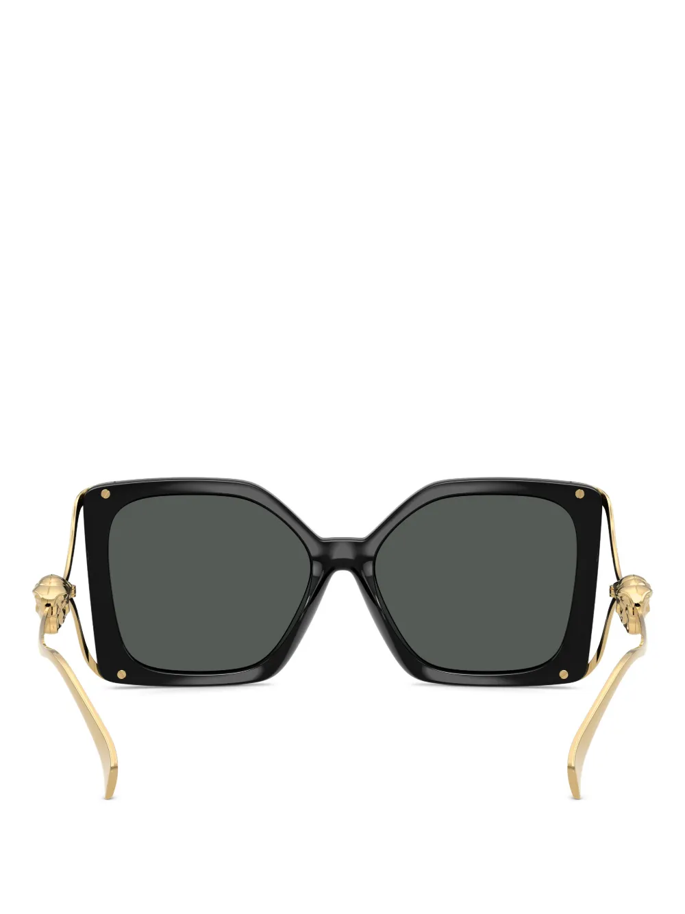 Versace Eyewear Zonnebril verfraaid met kristallen Zwart