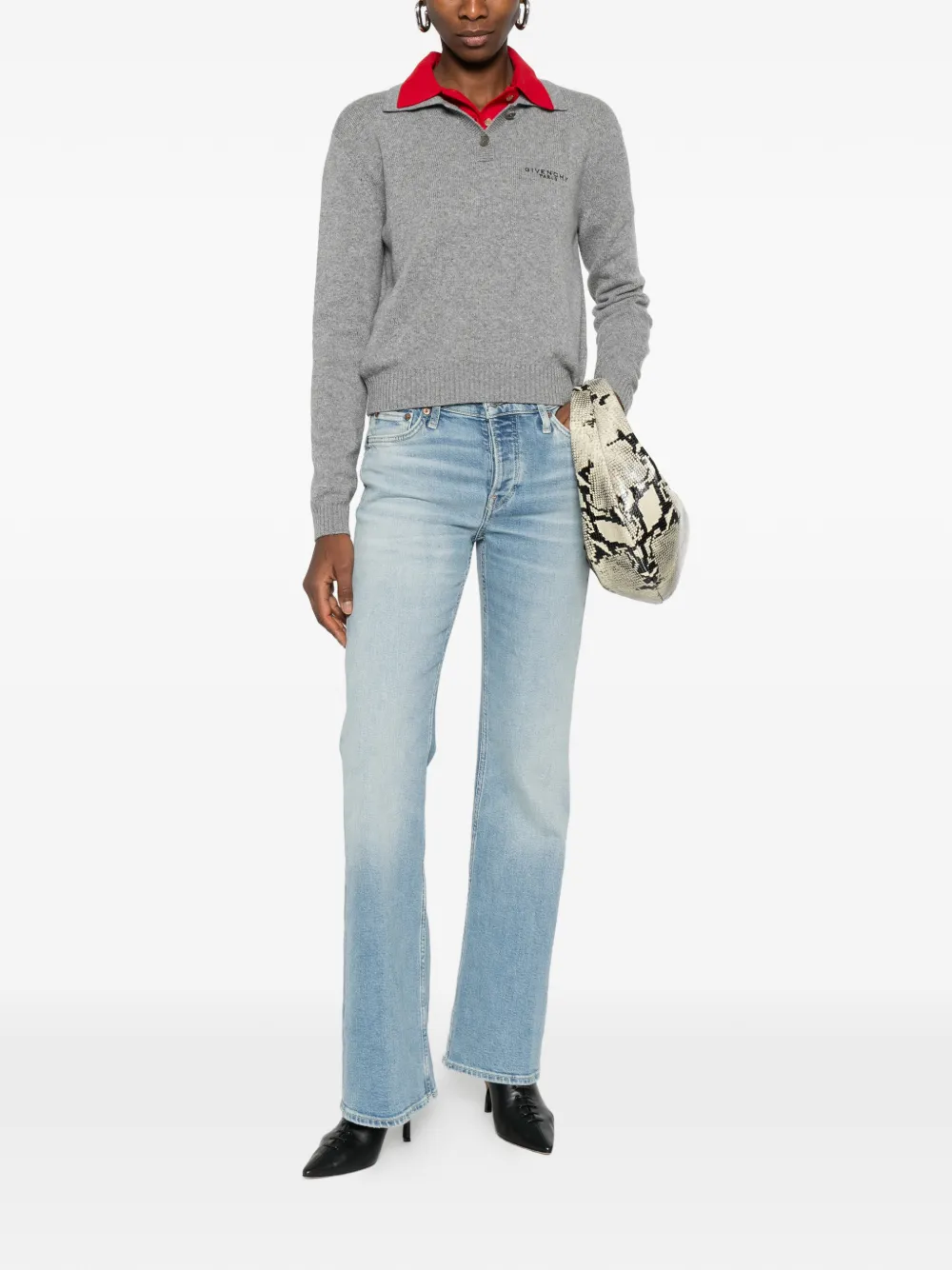 RE/DONE button-fastening jeans - Blauw