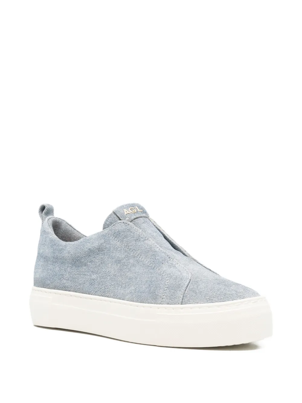 AGL Clementina sneakers met ronde neus Blauw