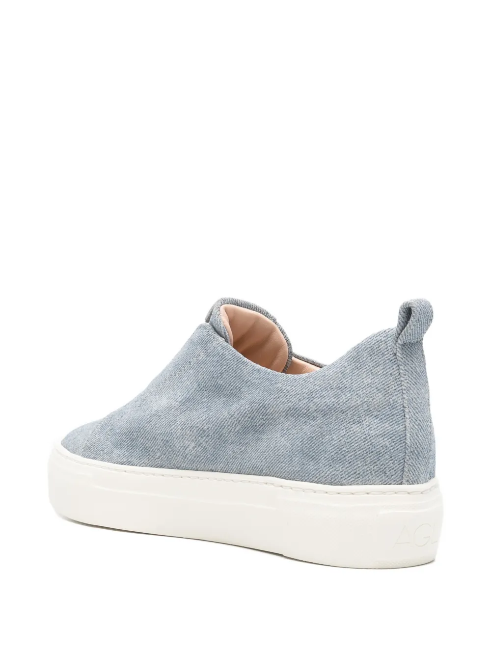 AGL Clementina sneakers met ronde neus Blauw