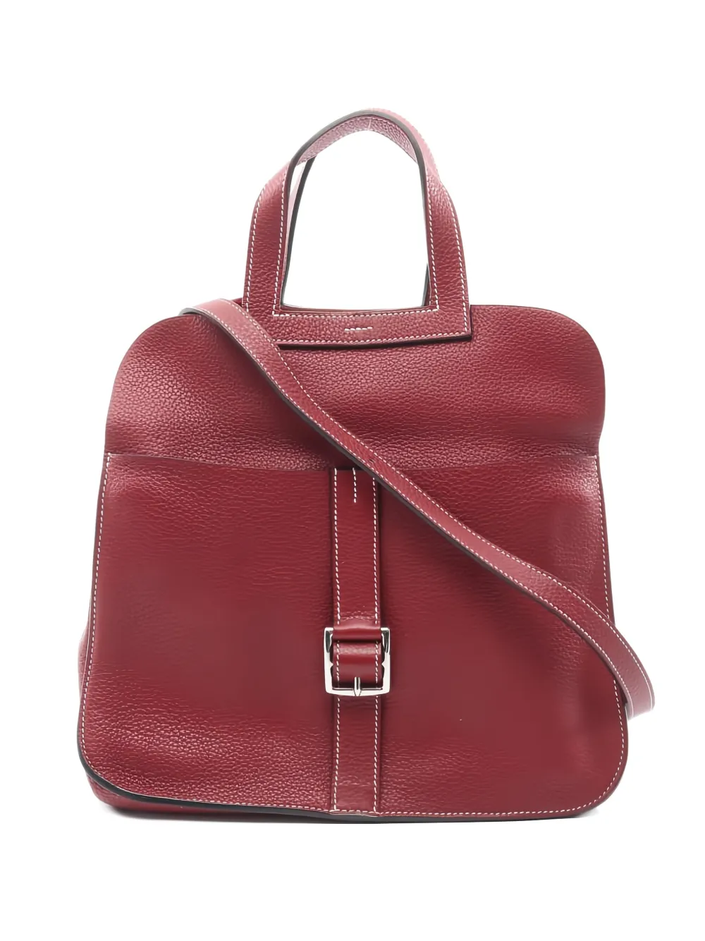 Hermès Pre-Owned 2014 31 Arzan leather handbag - Rosso