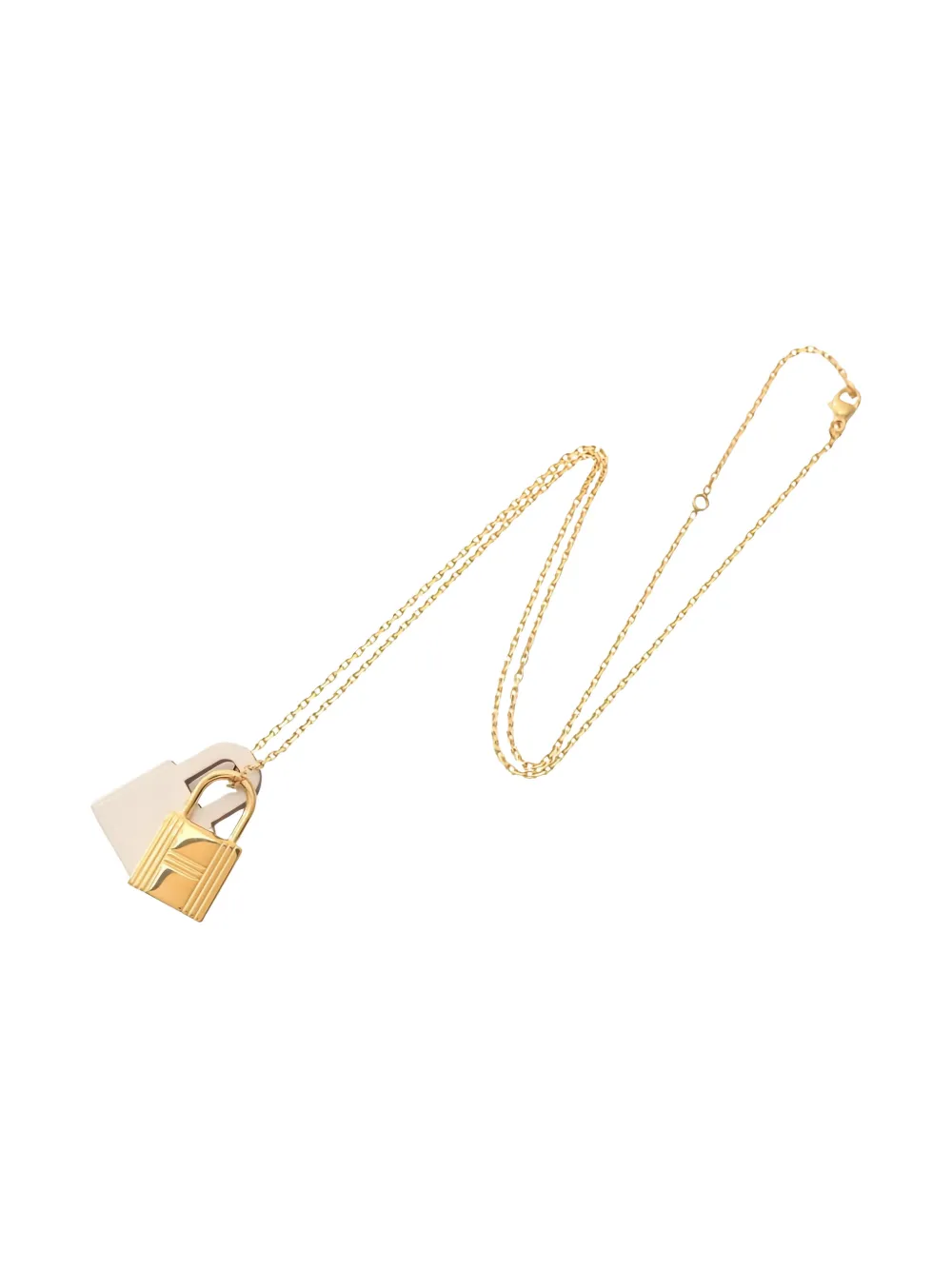 Hermès Pre-Owned 2021 O'Kelly pendant necklace - Oro