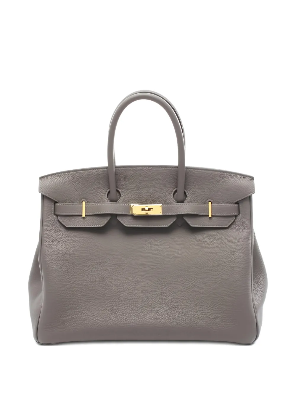 Hermès Pre-Owned 2023 35 Birkin Togo-leather tote bag - Grigio