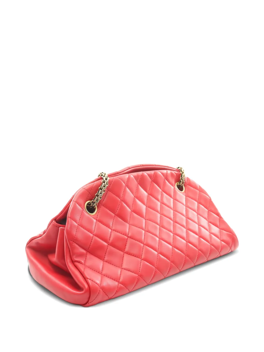 CHANEL Pre-Owned 2010-2011 Mademoiselle Bowling chain shoulder bag - Rood