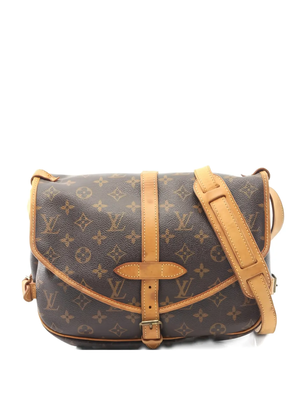 Louis Vuitton Pre-Owned 2008 Saumur 30 monogram shoulder bag - Marrone
