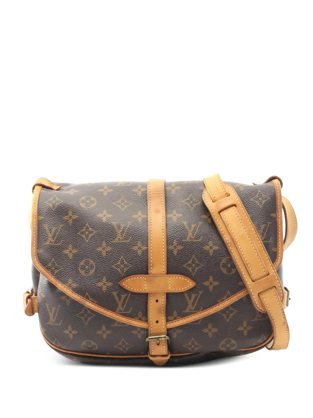 Louis Vuitton Pre-Owned 2008 Saumur 30 monogram shoulder bag - Marrone