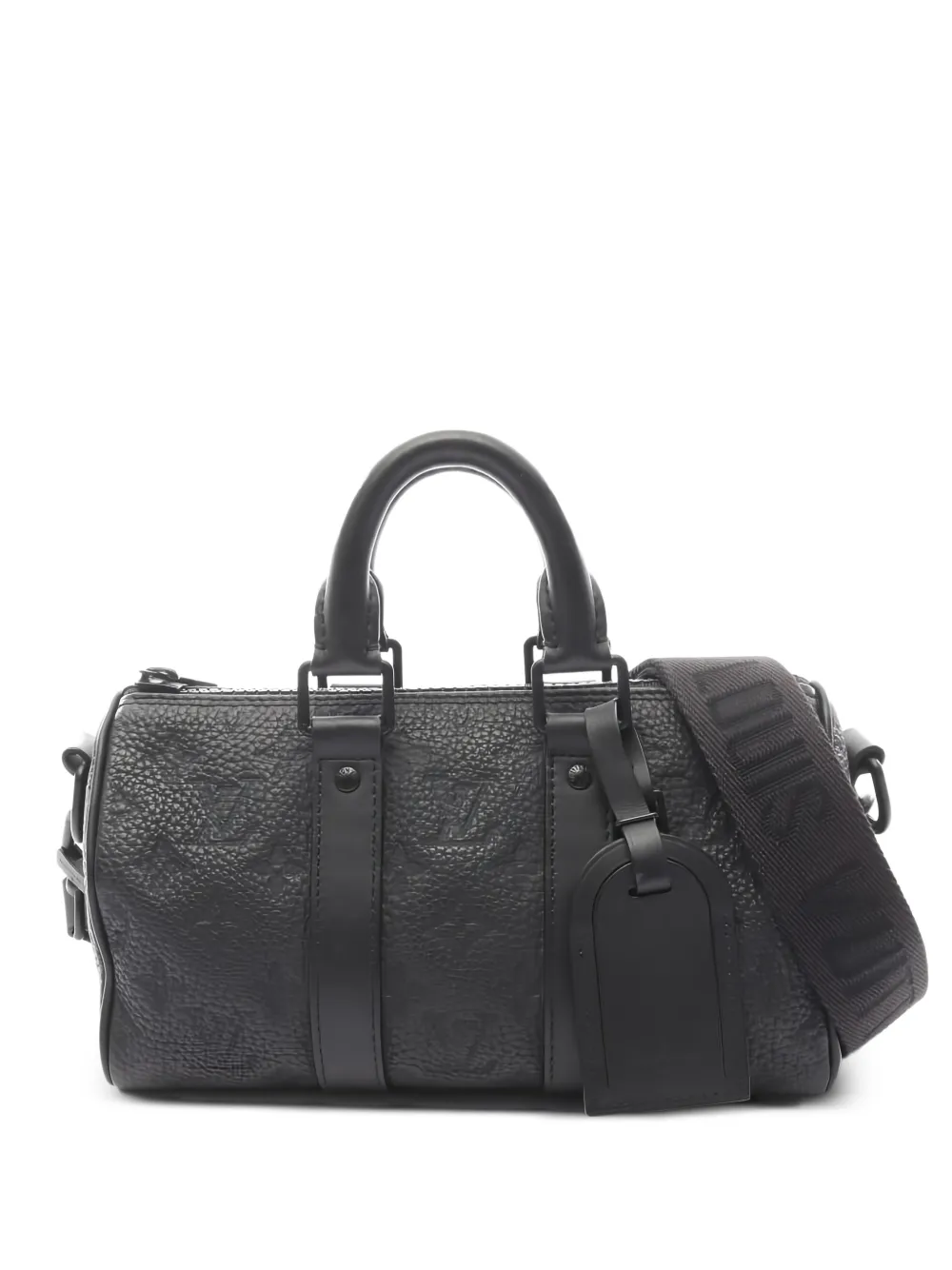 Louis Vuitton Pre-Owned 2021 Keepall 25 leather handbag - Nero