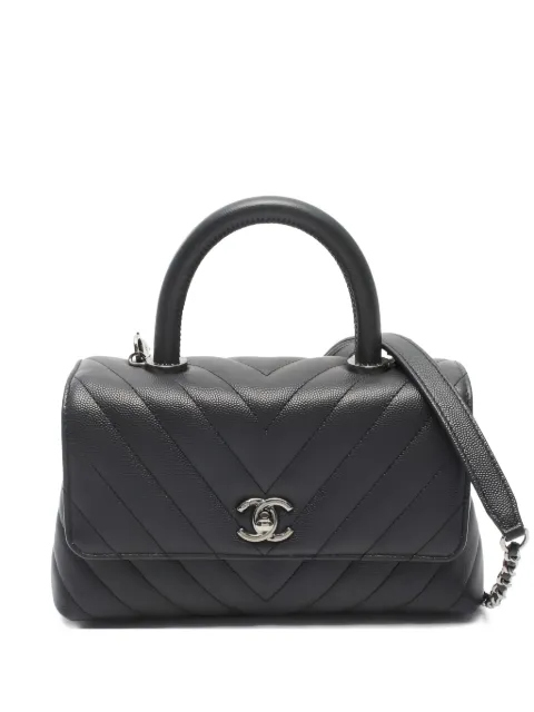 CHANEL Pre-Owned 2019 Matelasse logo-detail tote bag