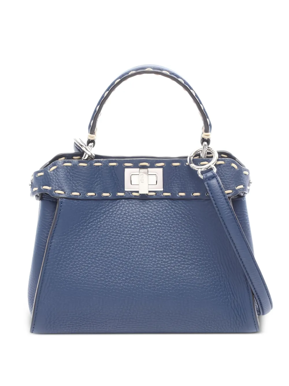Fendi Pre-Owned 2010s mini Peekaboo leather handbag - Blu