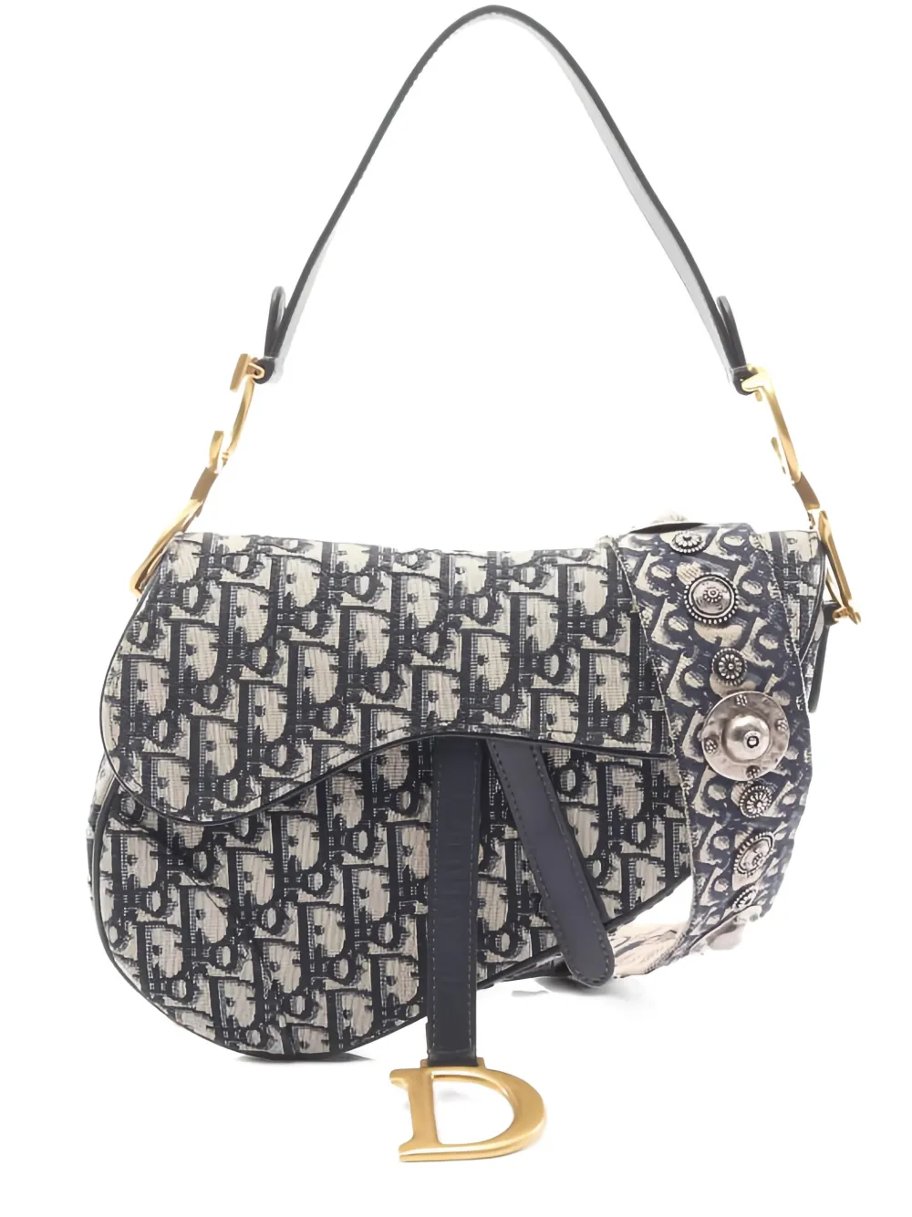 Christian Dior Pre-Owned 2010s Oblique shoulder bag - Blu