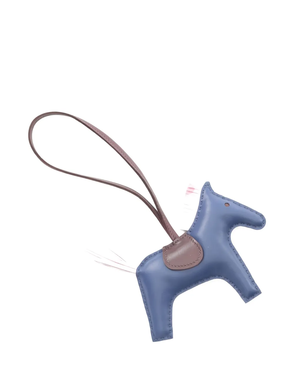 Hermès Pre-Owned 2022 MM Rodeo horse bag charm - Blu