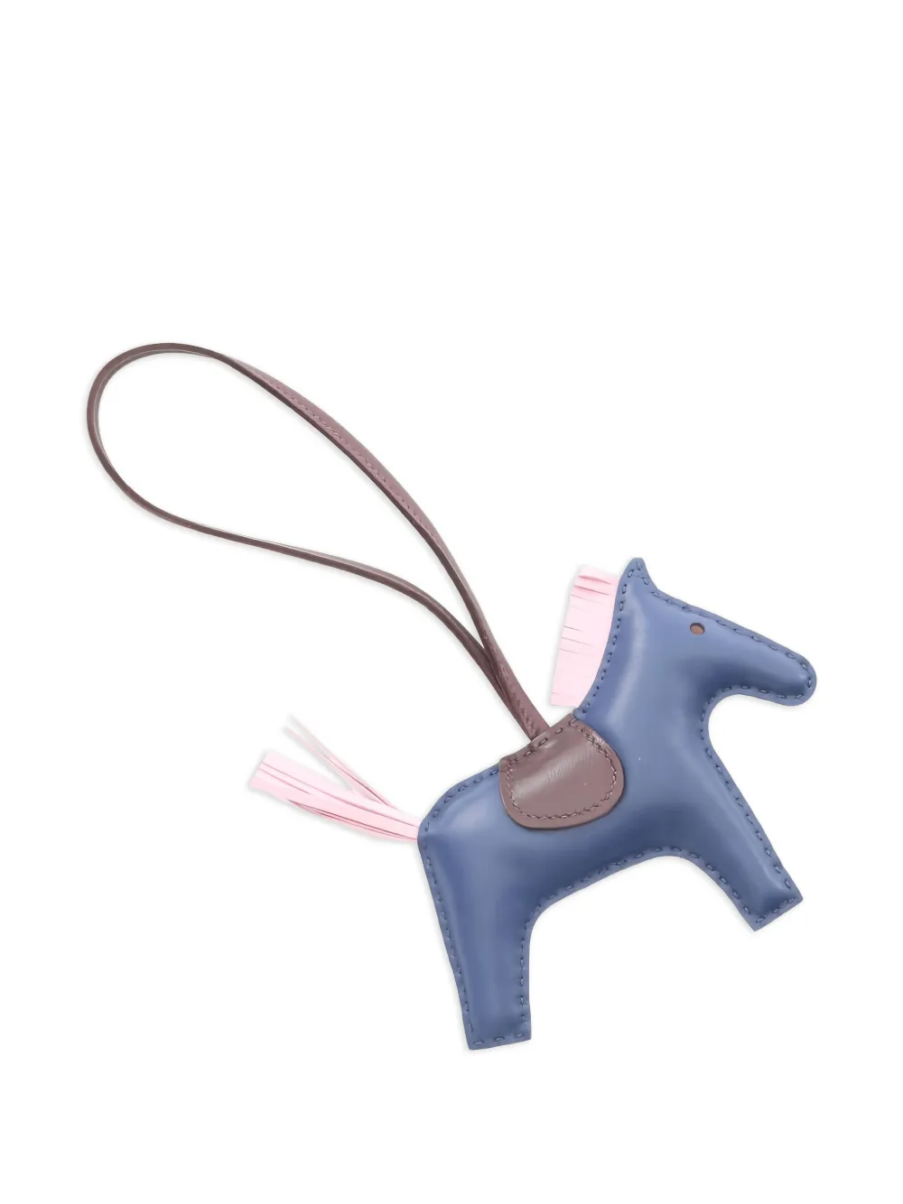 Hermès Pre-Owned 2022 MM Rodeo horse bag charm - Blu
