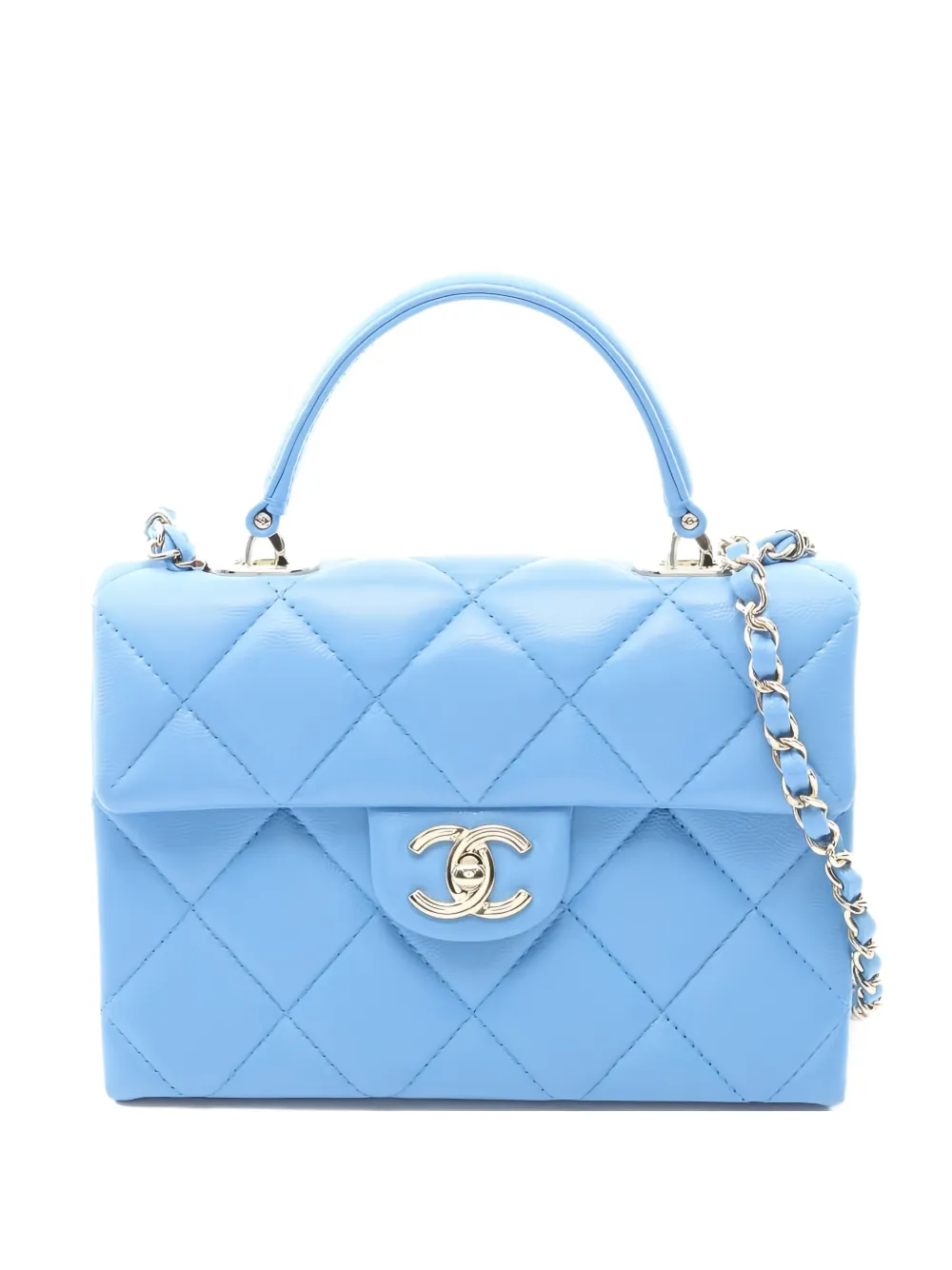 CHANEL Pre-Owned 2020s mini Retro Twist tote bag - Blu
