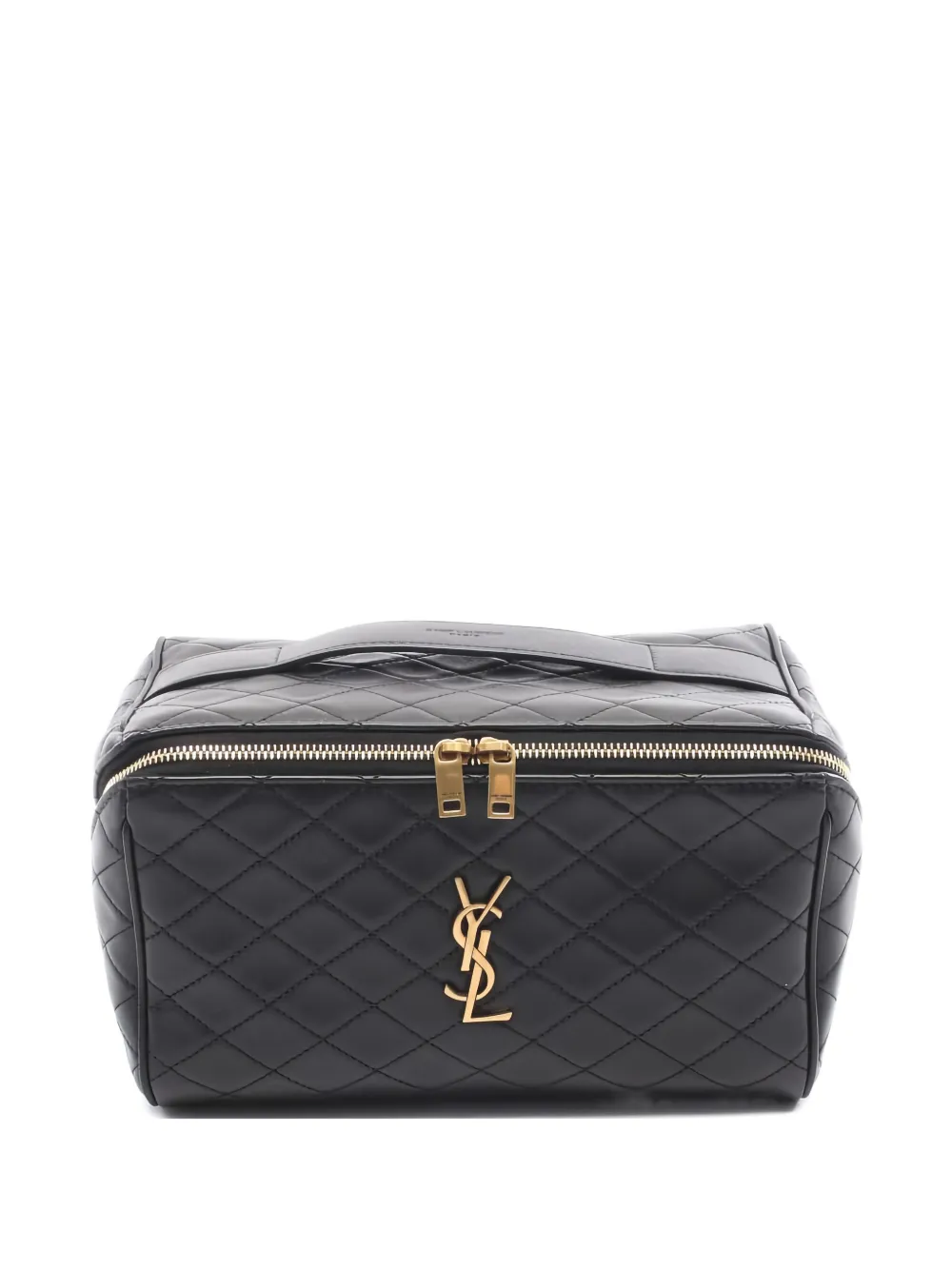 Saint Laurent Pre-Owned 2010s Gabby quilted vanity bag - Nero