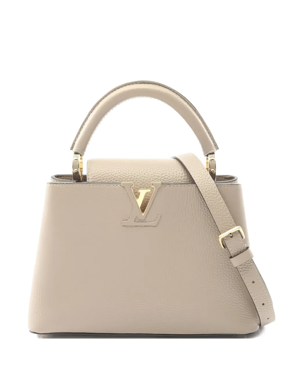 Louis Vuitton Pre-Owned 2021 BB Capucines leather tote bag - Toni neutri