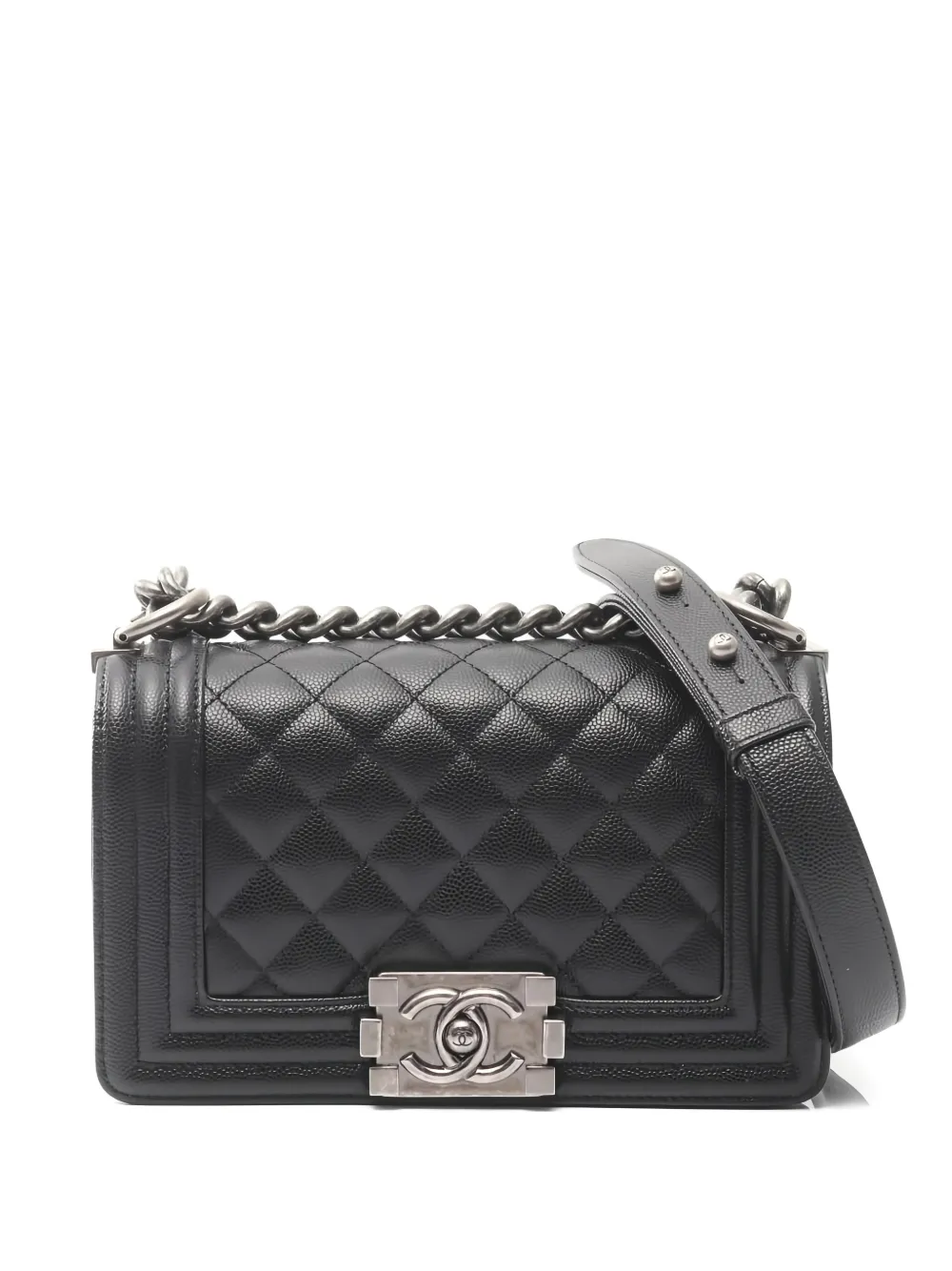 CHANEL Pre-Owned 2020s small Boy Chanel shoulder bag - Nero