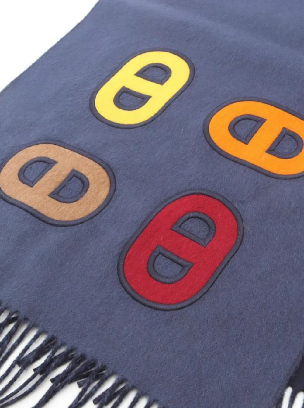 Hermès Pre-Owned 1920 chain-motif cashmere scarf | Image 2