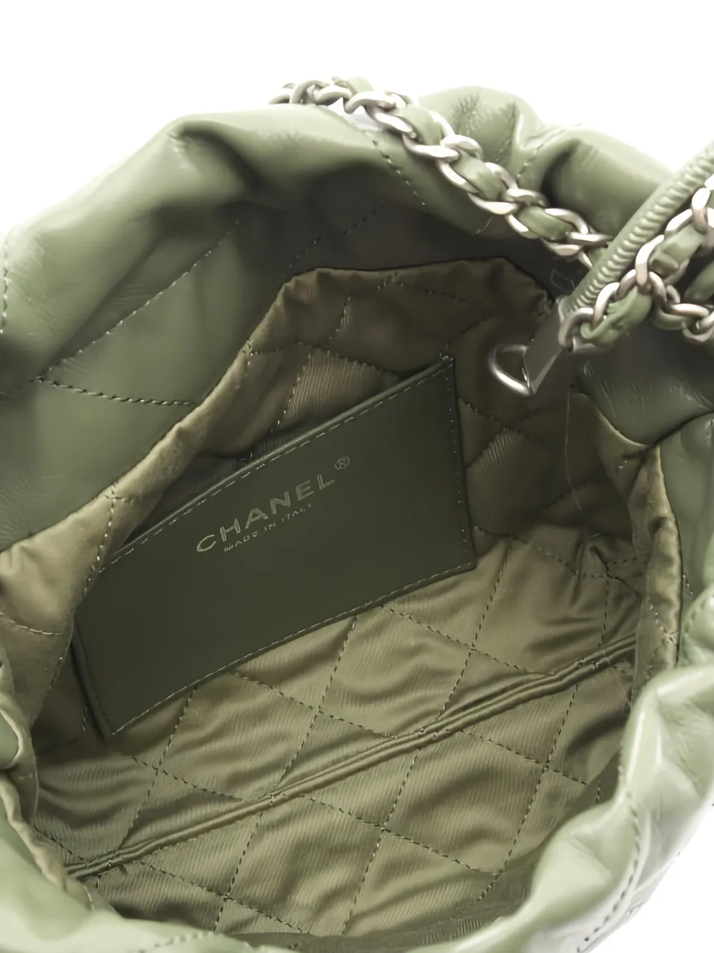 CHANEL Pre-Owned 2020s シャネル 22 マトラッセ レザーバケットバッグ