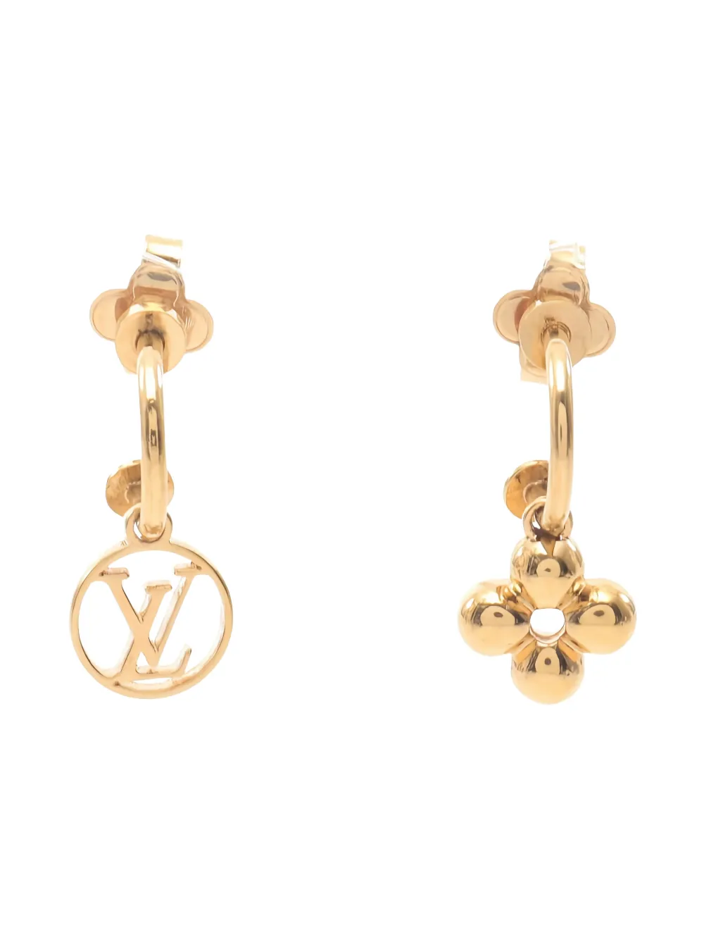 Louis Vuitton Pre-Owned 2010s Dreille Blooming earrings - Oro