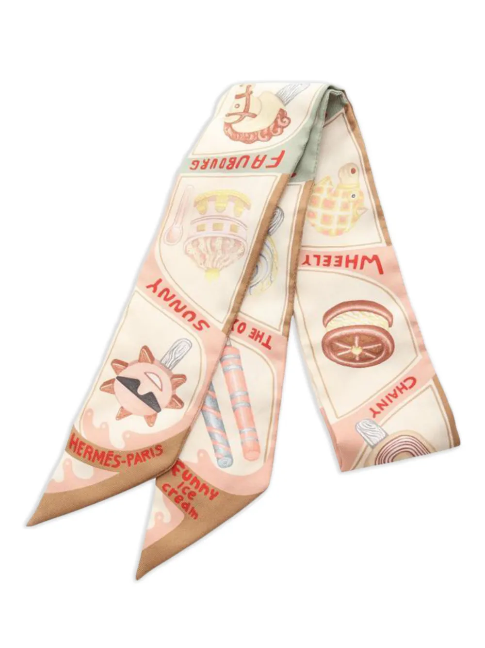 Hermès Pre-Owned 2000s silk scarf - Toni neutri