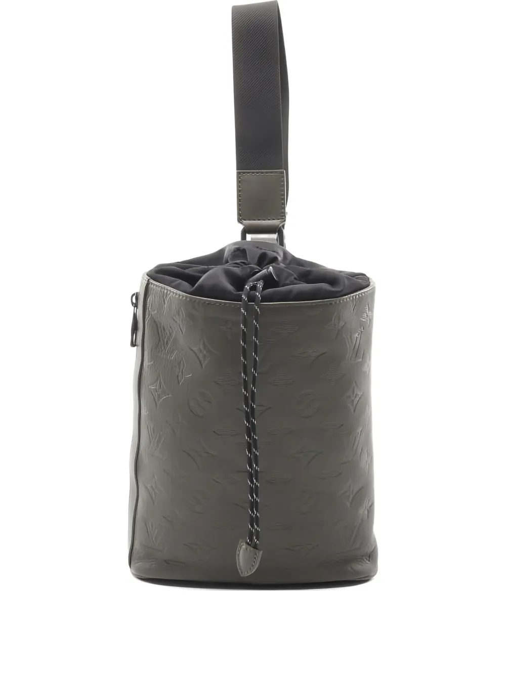 Louis Vuitton Pre-Owned 2010s Chalk Monogram shadow leather sling bag - Verde