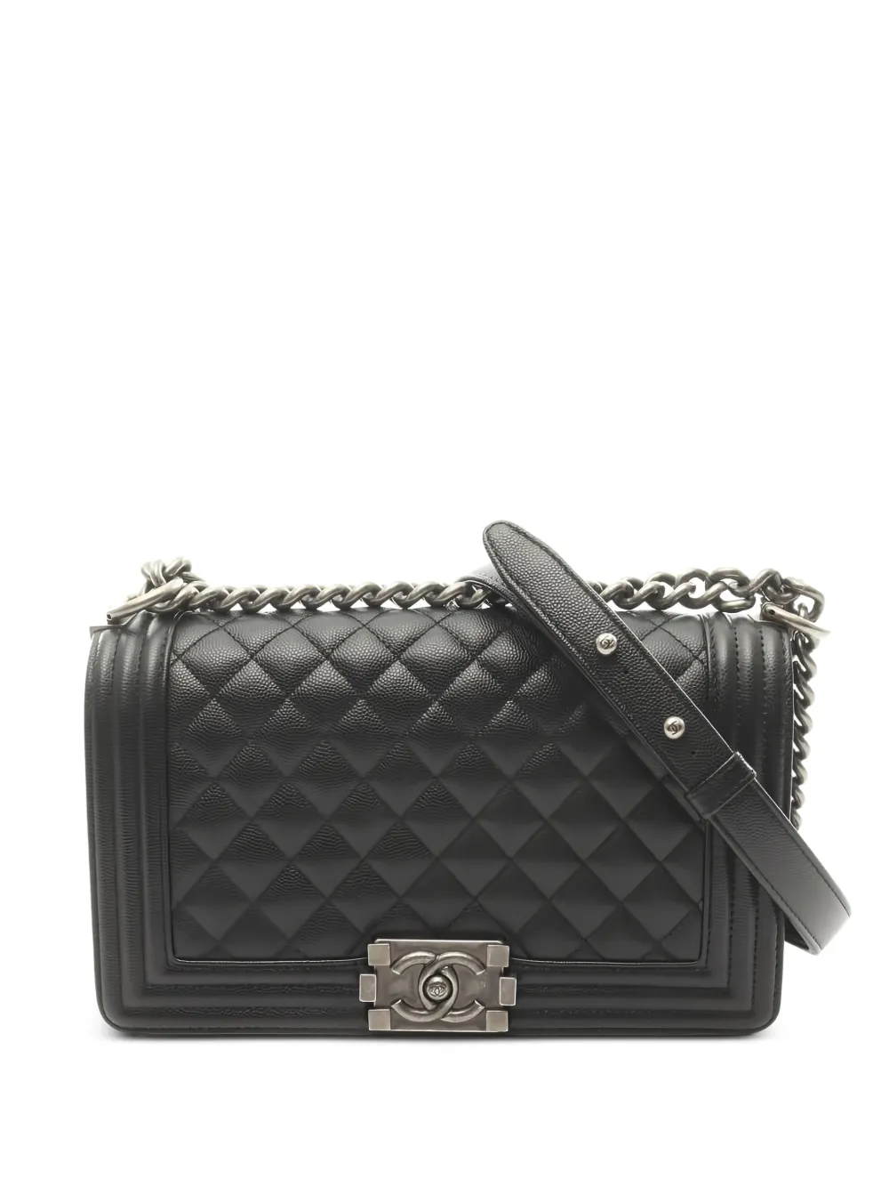 CHANEL Pre-Owned 2020s chain quilted shoulder bag - Nero