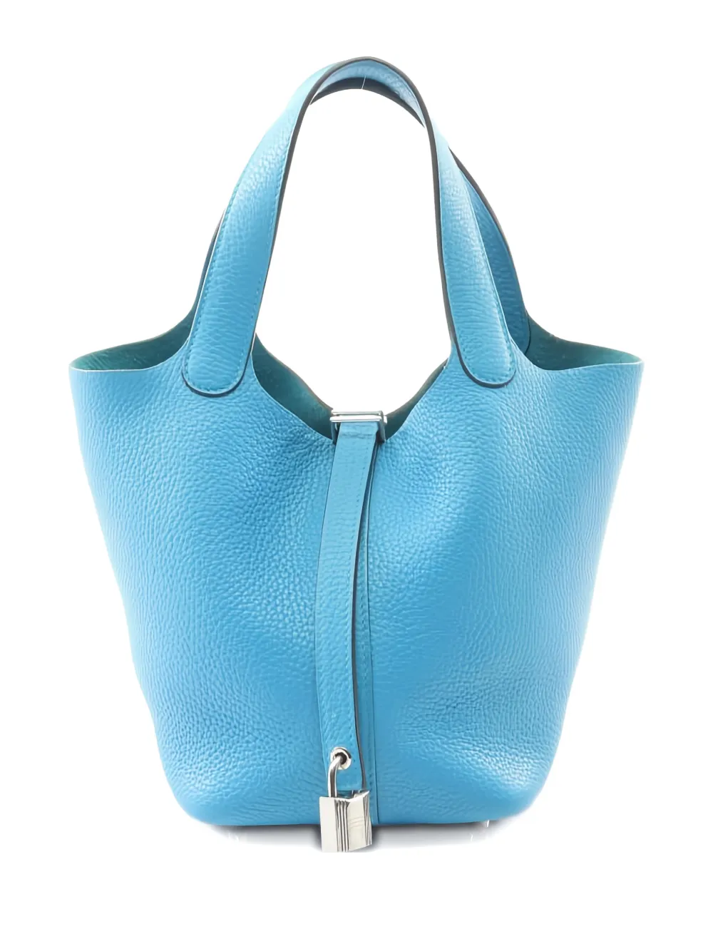 Hermès Pre-Owned 2017 PM Picotion lock leather tote bag - Blu