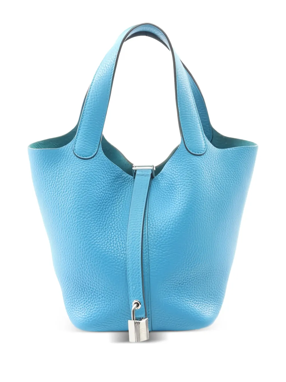 Hermès Pre-Owned 2017 PM Picotion lock leather tote bag - Blu