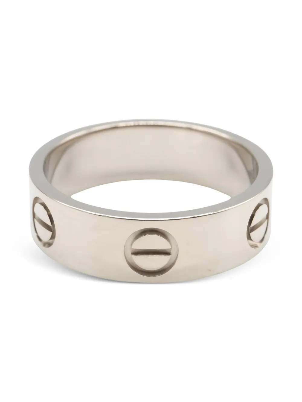 Cartier 18K white gold Love screw ring - Argento