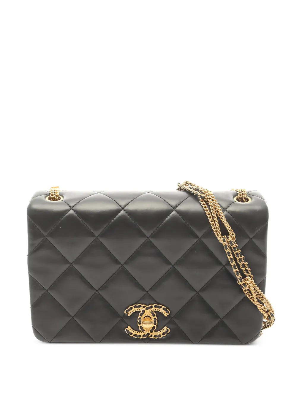 CHANEL Pre-Owned 2020s chain quilted shoulder bag - Nero