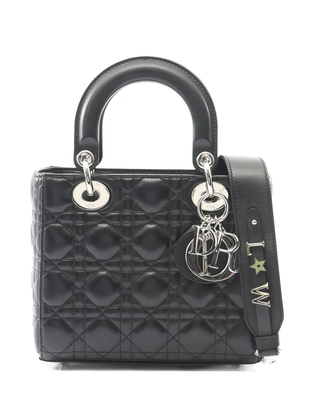 Christian Dior Pre-Owned 2010s small Lady Dior My ABCDior tote bag - Nero