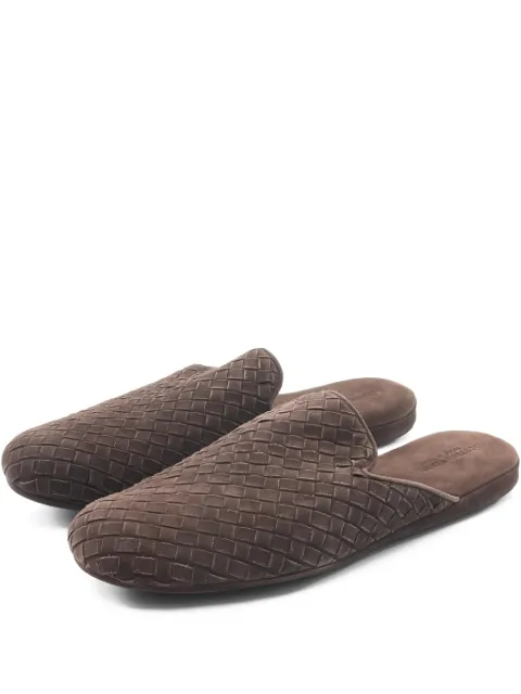 Bottega Veneta Pre-Owned 2000s Intrecciato round-toe slippers