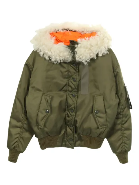 Miu Miu Pre-Owned hooded down jacket