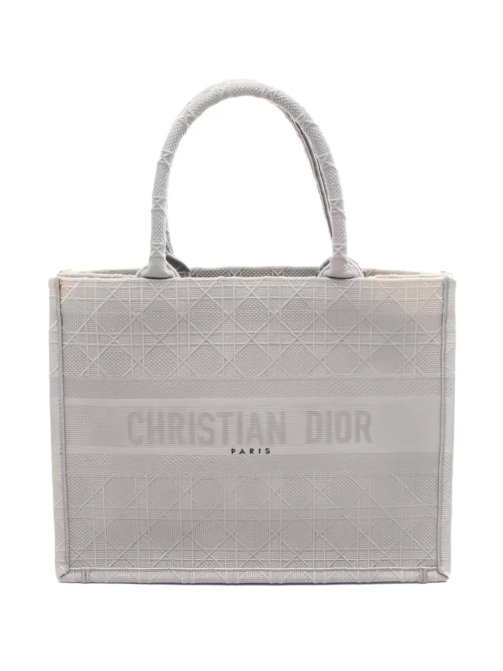 Christian Dior Pre-Owned 2000s Book geometric-pattern tote bag - Grey