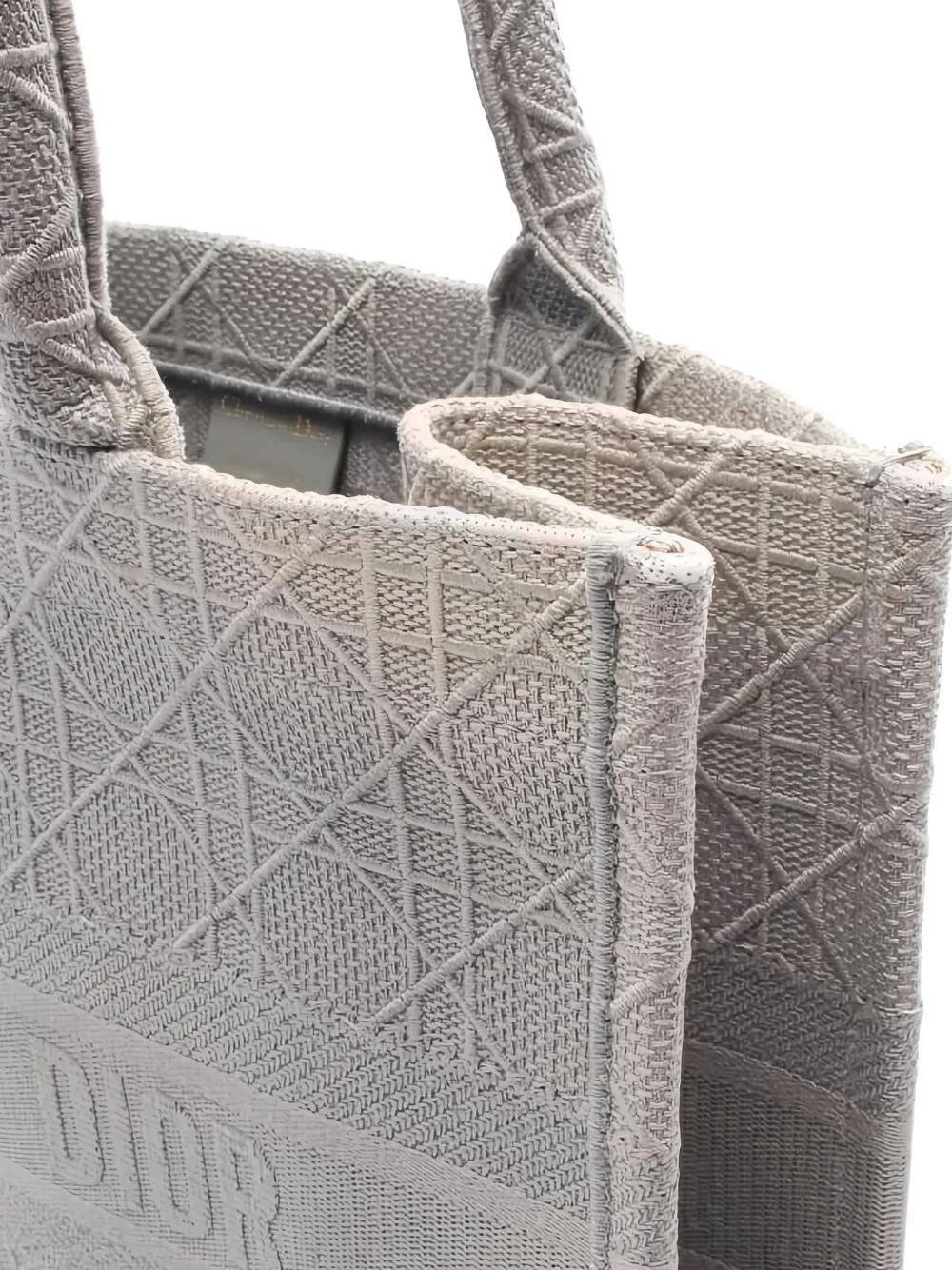 2000s Book Geometric-Pattern Tote Bag