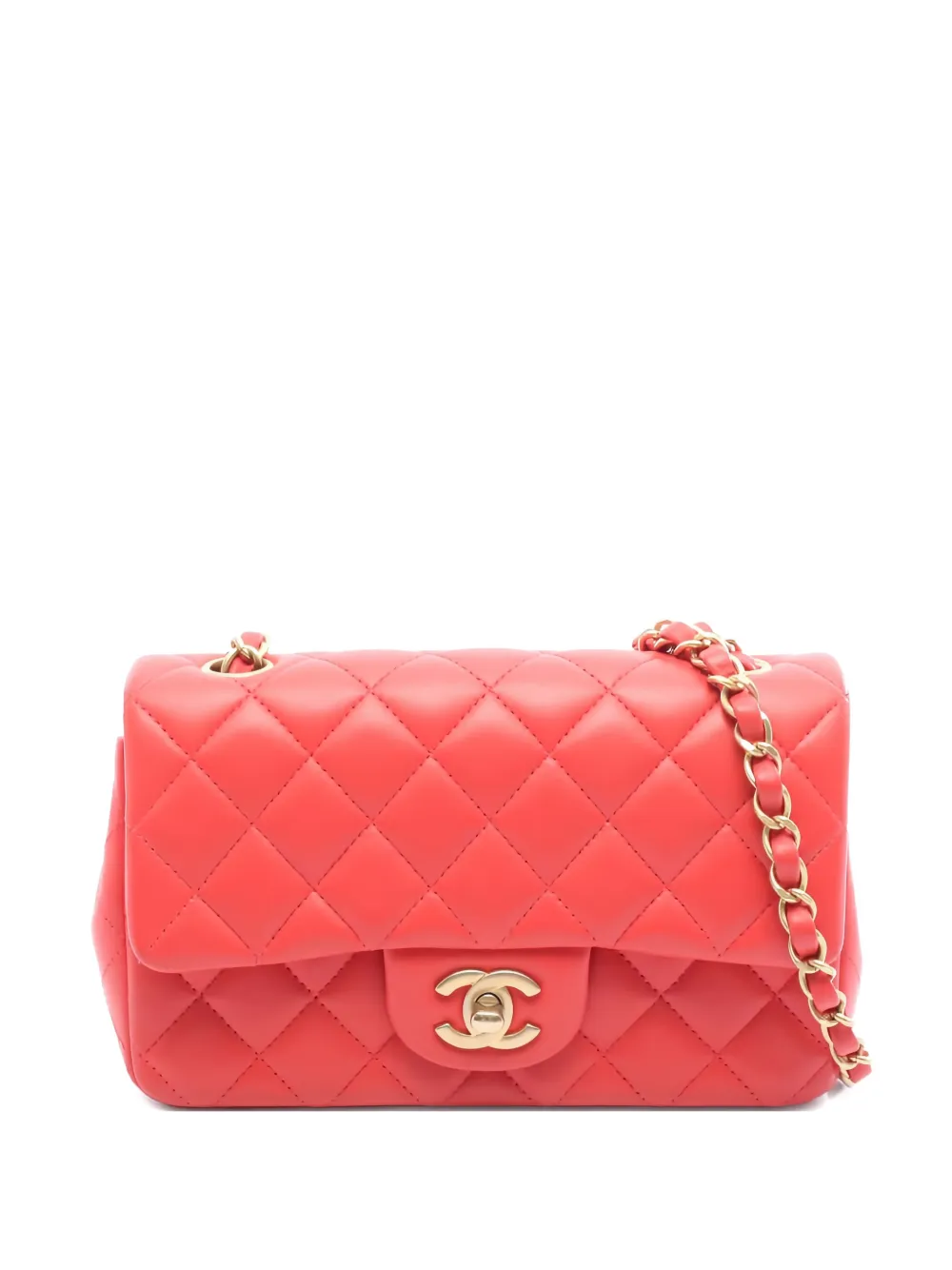 CHANEL Pre-Owned 2019 mini Matelasse 20 shoulder bag - Rosso