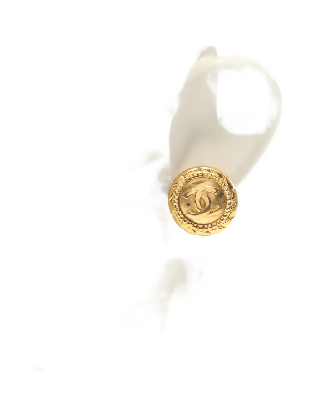 CHANEL Pre-Owned 1986-1988s Cocomark earrings - Oro
