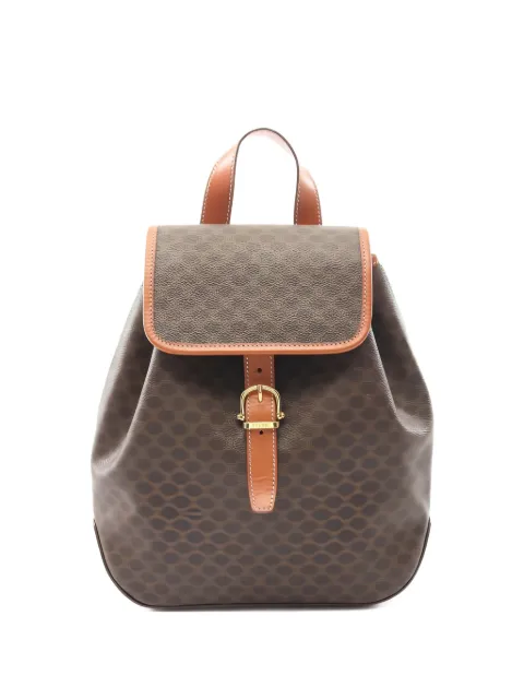 Celine Pre-Owned 2010s Macadam buckled backpack