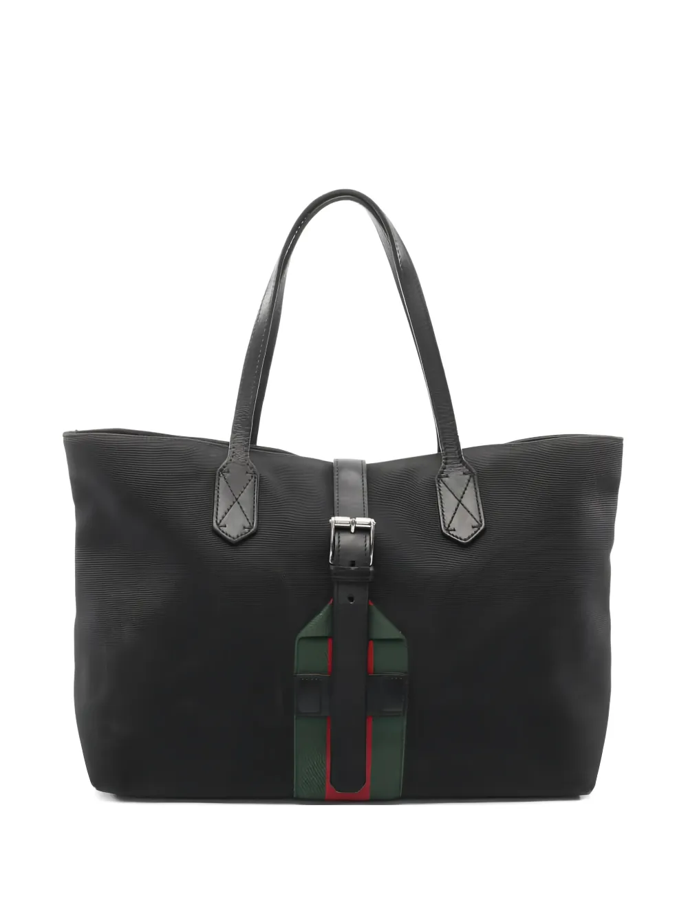 Gucci Pre-Owned Sherry Line leather tote bag - Nero