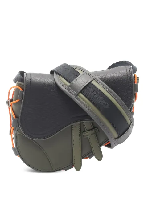 Christian Dior Pre-Owned x Sacai 2010s saddle leather shoulder bag