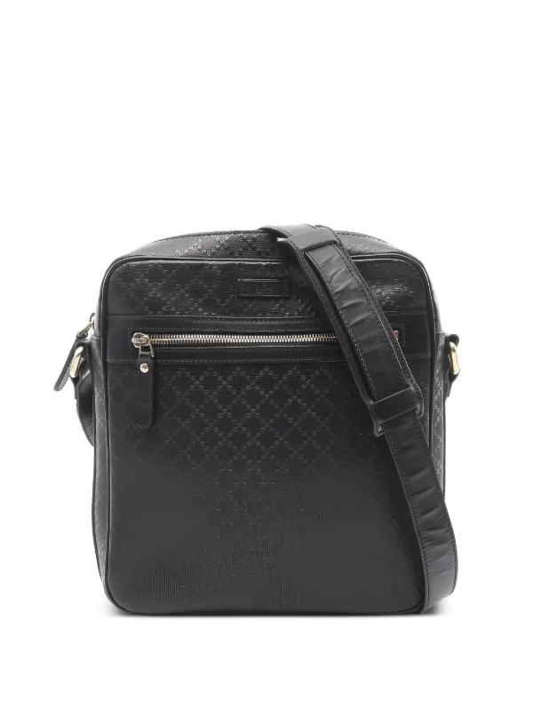 Gucci Pre-owned 2010s Diamante Shoulder Bag in Black