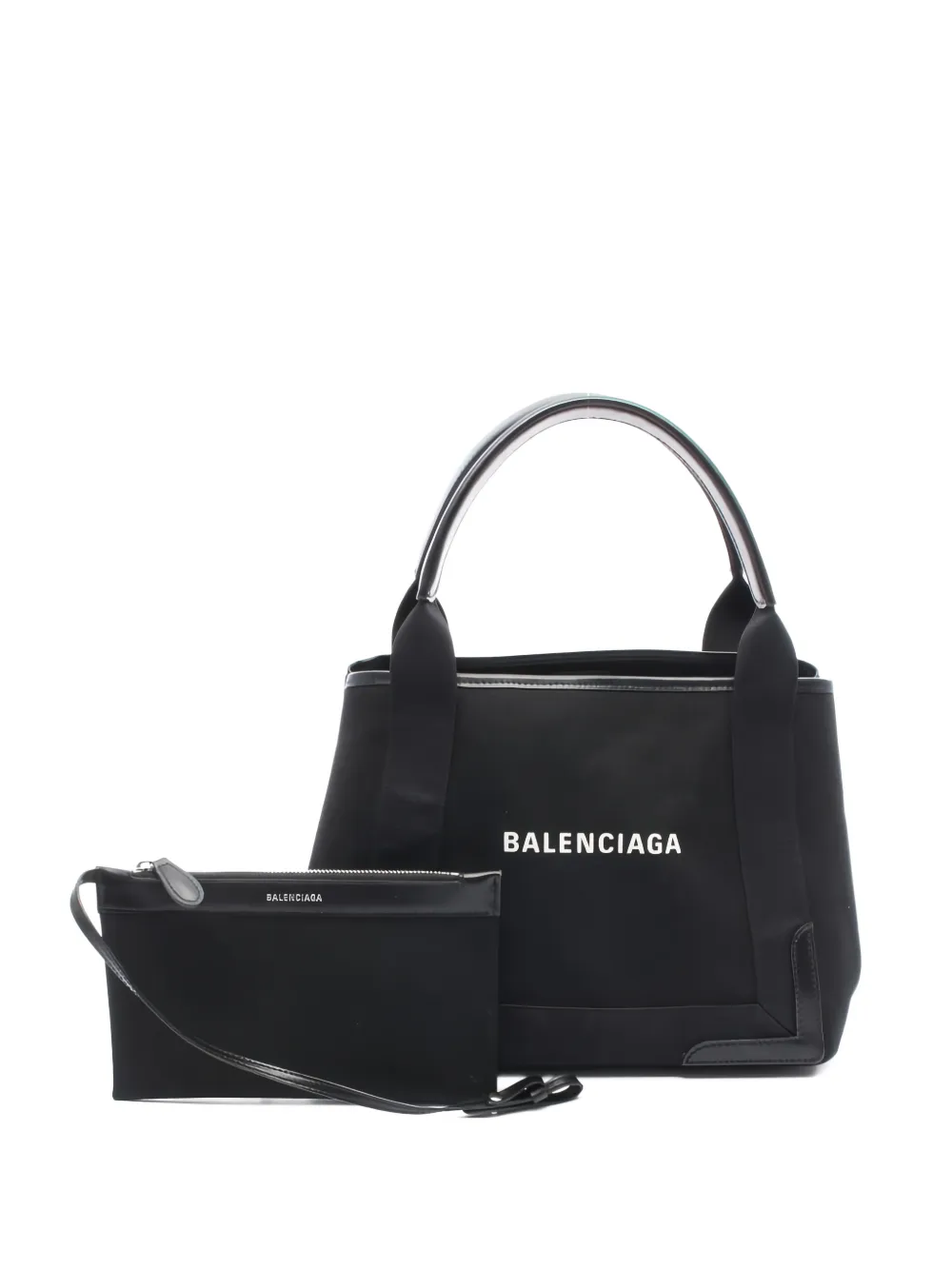 Balenciaga Pre-Owned 2000s small Navy Cabas tote bag - Nero