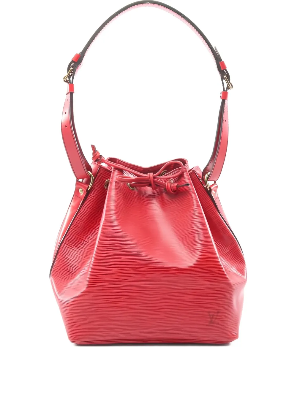 Louis Vuitton Pre-Owned 1991 Petit Noé Épi-leather bucket bag - Rosso