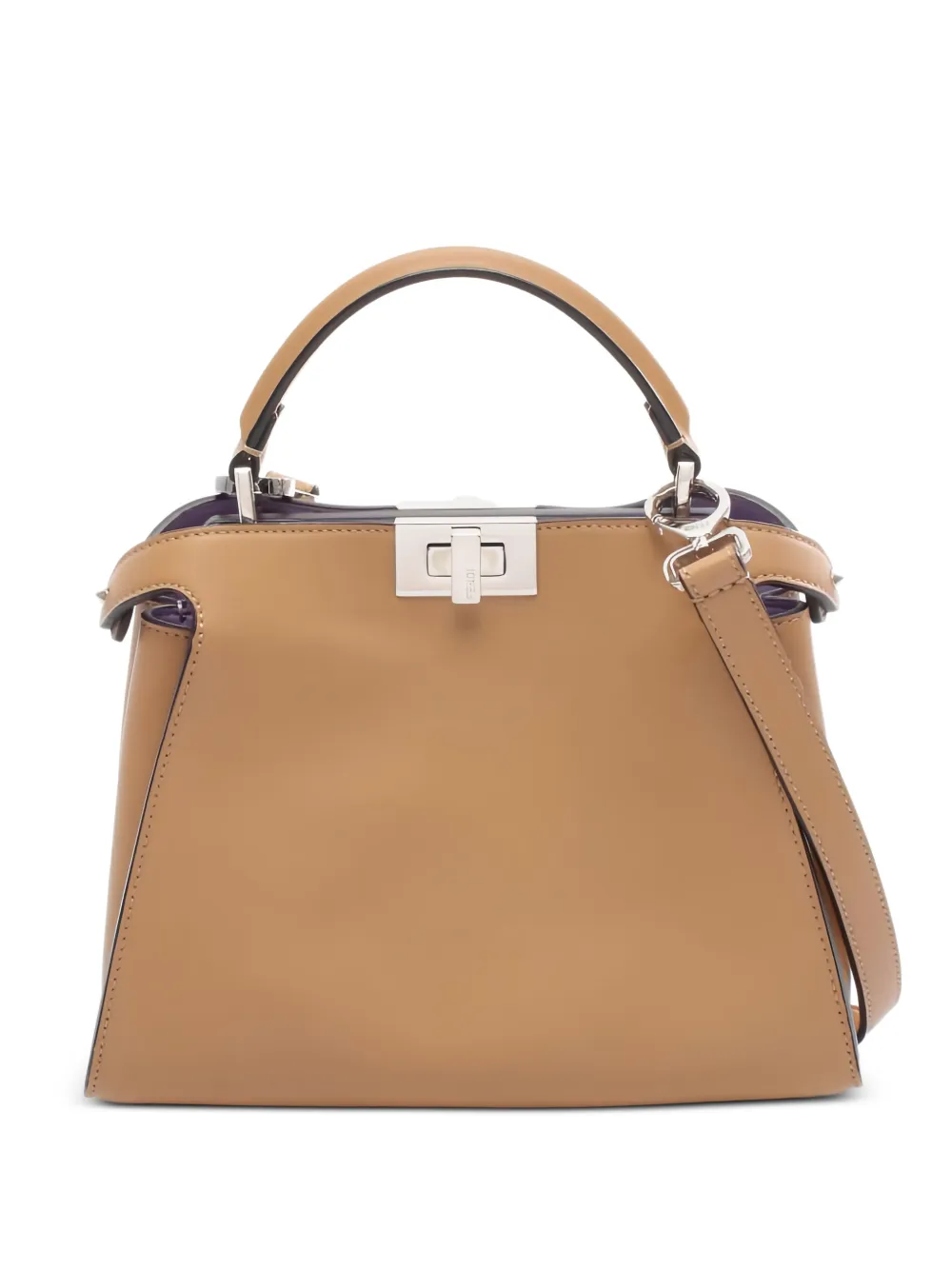 Fendi Pre-Owned 2010s Peekaboo Essential leather tote bag - Marrone