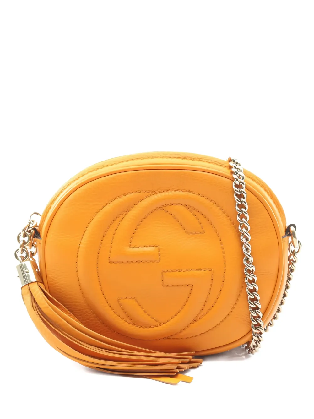 Gucci Pre-Owned Soho chain tassel shoulder bag - Arancione