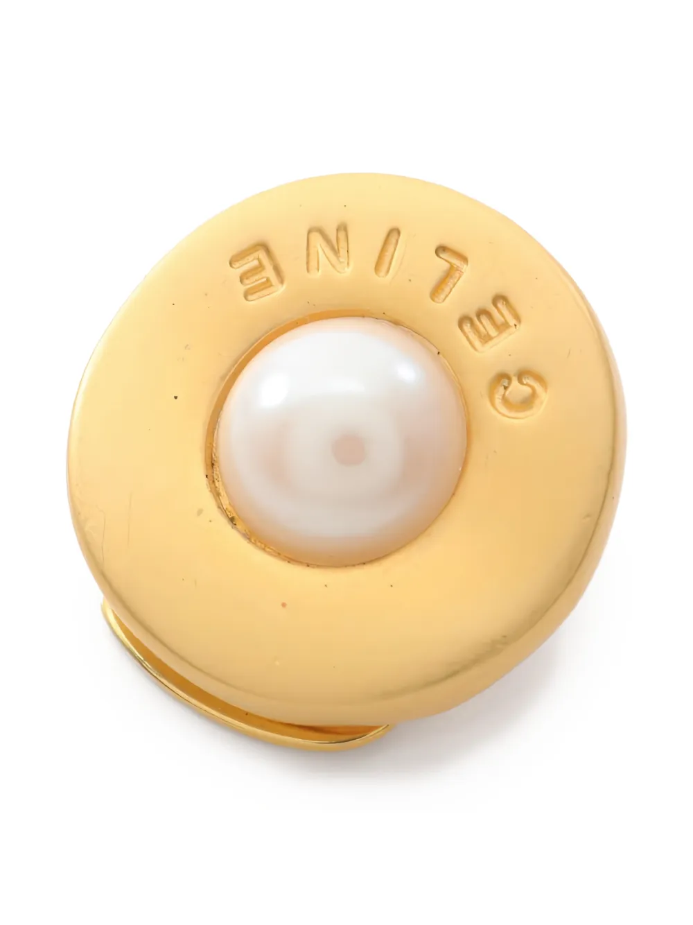 2010s Logo-Engraved Earrings